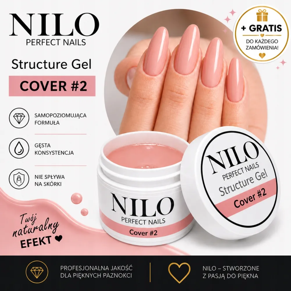 Żel Budujący 15g Perfect Hard Gel Cover #2 NILO Perfect Nails
